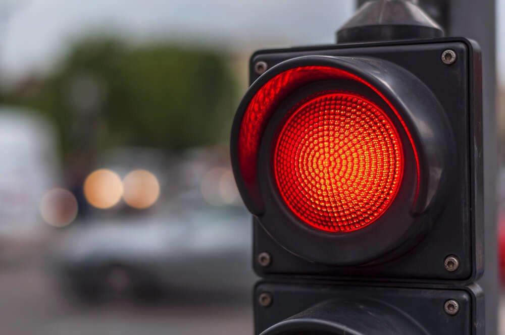 Штраф за красный сигнал светофора в 2018 году