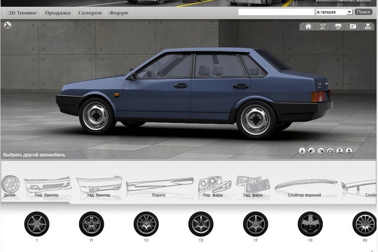 Виртуальный 3d тюнинг автомобилей: онлайн и программы